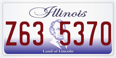IL license plate Z635370