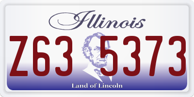 IL license plate Z635373