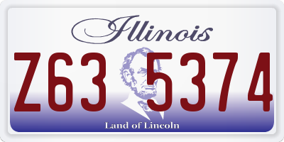 IL license plate Z635374