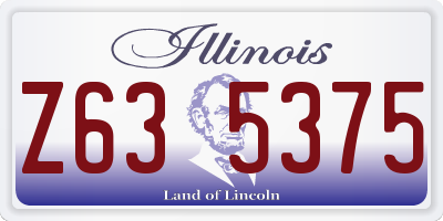 IL license plate Z635375