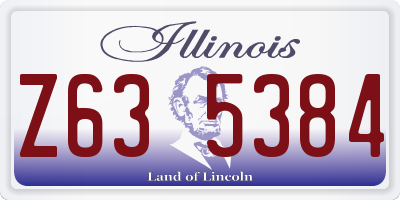 IL license plate Z635384