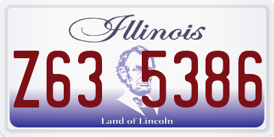 IL license plate Z635386