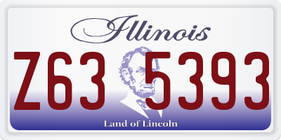 IL license plate Z635393