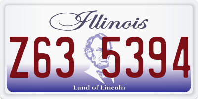 IL license plate Z635394