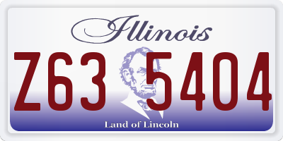 IL license plate Z635404