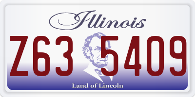 IL license plate Z635409