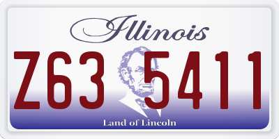 IL license plate Z635411