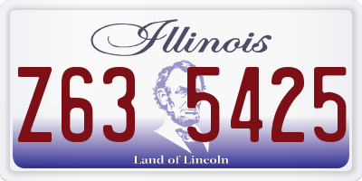 IL license plate Z635425