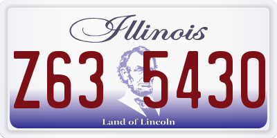 IL license plate Z635430