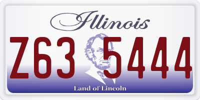 IL license plate Z635444