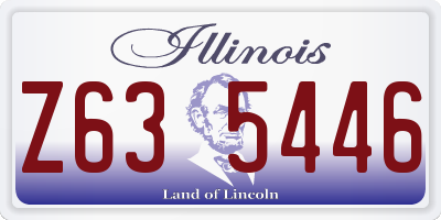 IL license plate Z635446