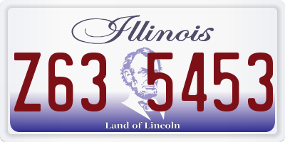 IL license plate Z635453