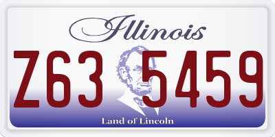 IL license plate Z635459