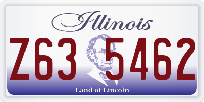 IL license plate Z635462