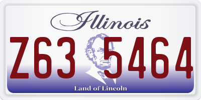 IL license plate Z635464