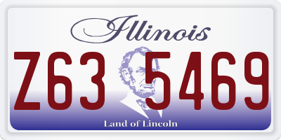 IL license plate Z635469