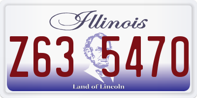 IL license plate Z635470
