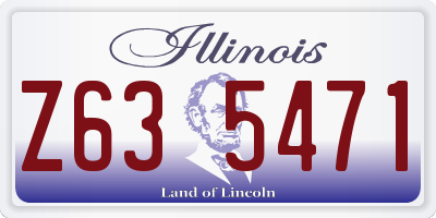 IL license plate Z635471