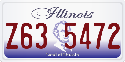 IL license plate Z635472