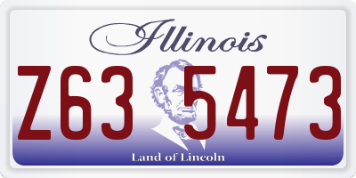 IL license plate Z635473