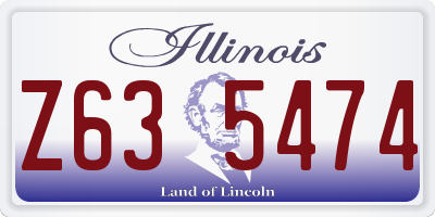 IL license plate Z635474