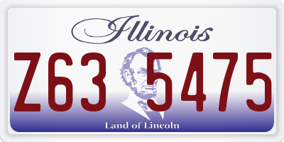 IL license plate Z635475