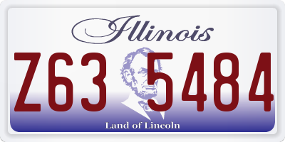 IL license plate Z635484