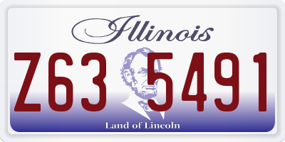 IL license plate Z635491