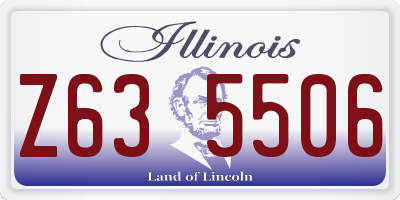 IL license plate Z635506