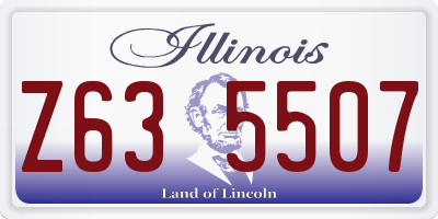IL license plate Z635507