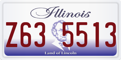 IL license plate Z635513