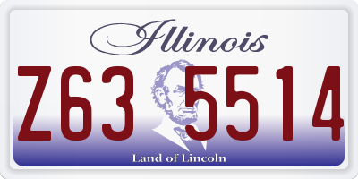IL license plate Z635514