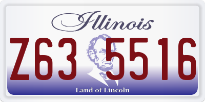 IL license plate Z635516
