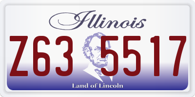 IL license plate Z635517