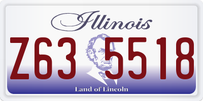 IL license plate Z635518