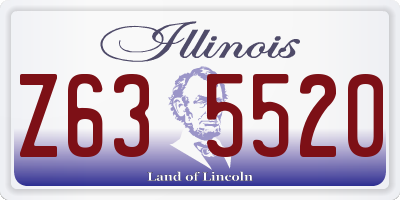 IL license plate Z635520