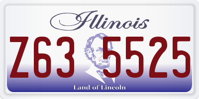 IL license plate Z635525