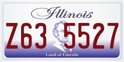 IL license plate Z635527