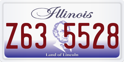 IL license plate Z635528