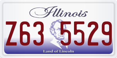 IL license plate Z635529
