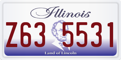 IL license plate Z635531