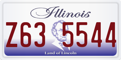IL license plate Z635544