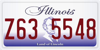 IL license plate Z635548