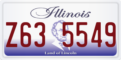 IL license plate Z635549