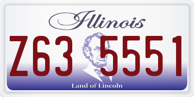 IL license plate Z635551