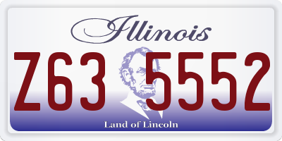 IL license plate Z635552