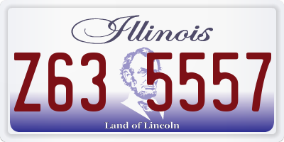 IL license plate Z635557