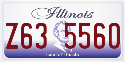IL license plate Z635560