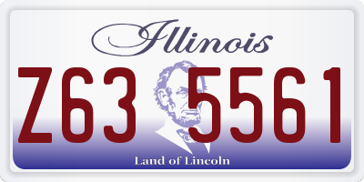 IL license plate Z635561