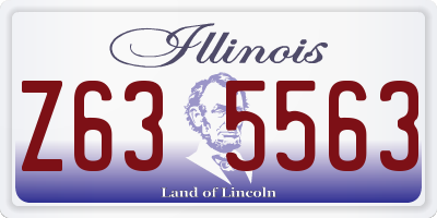 IL license plate Z635563
